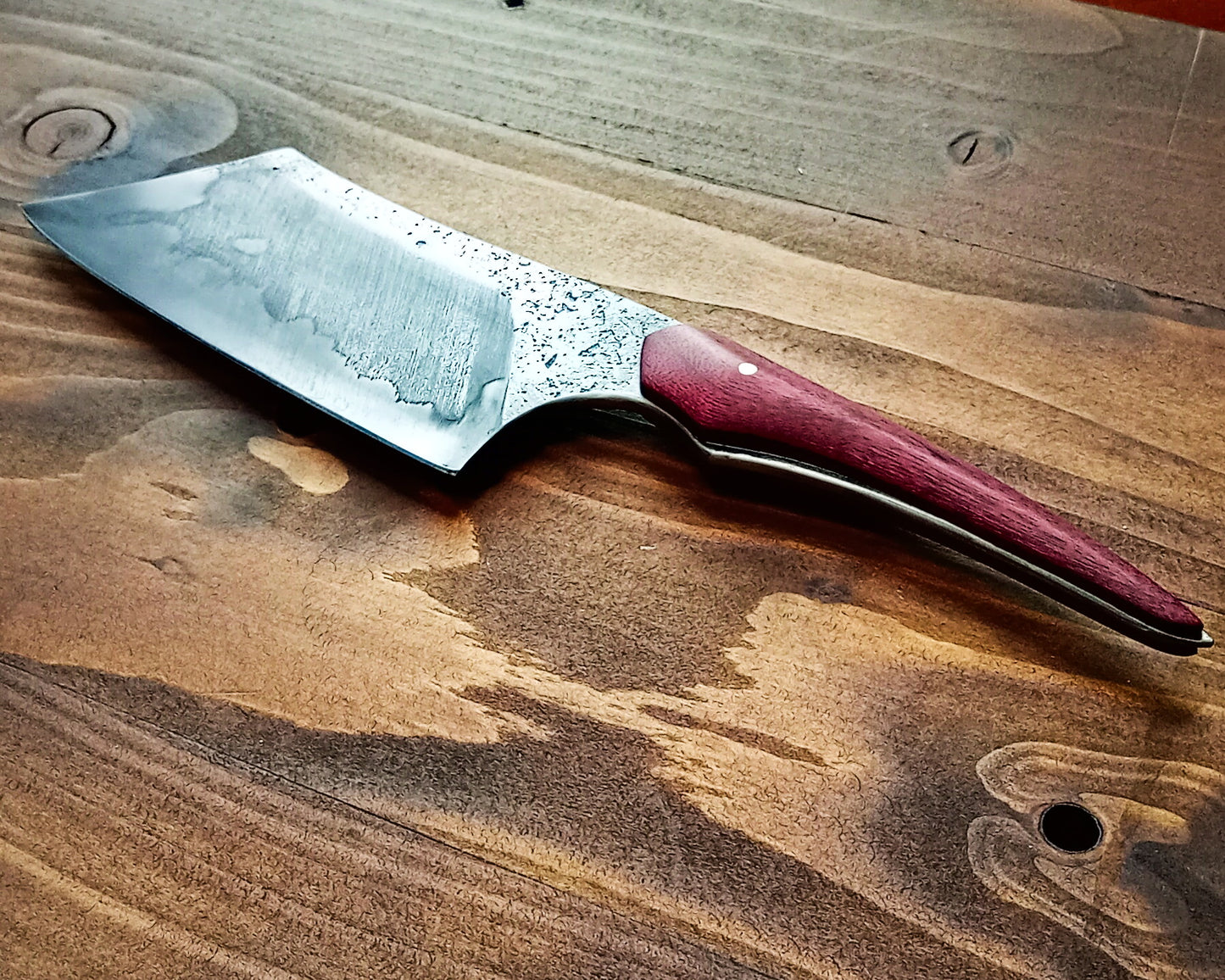 Kiritsuke Style Kitchen Knife - 26C3 Steel with Hamon