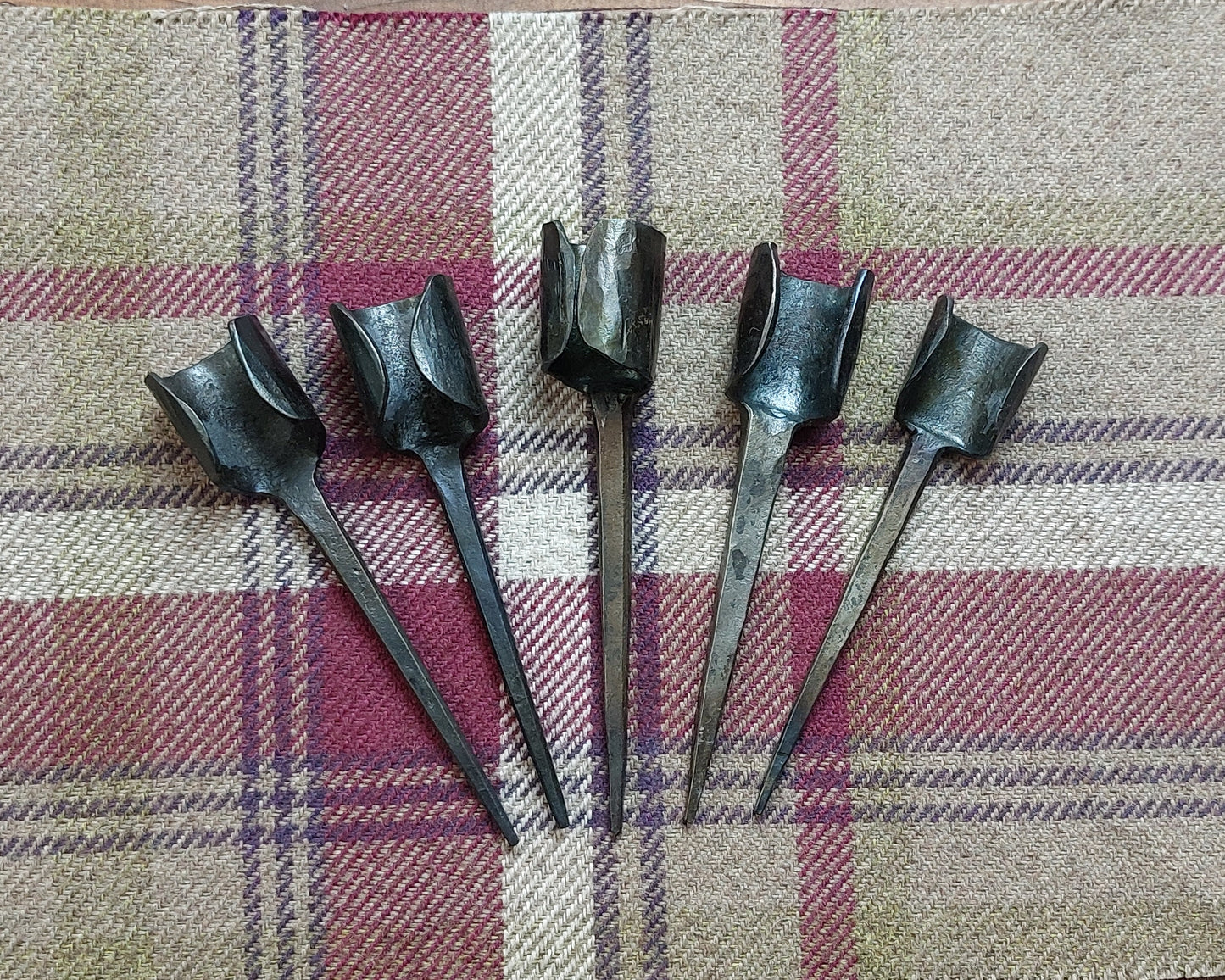 Nail style Candle Holders