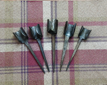 Nail style Candle Holders
