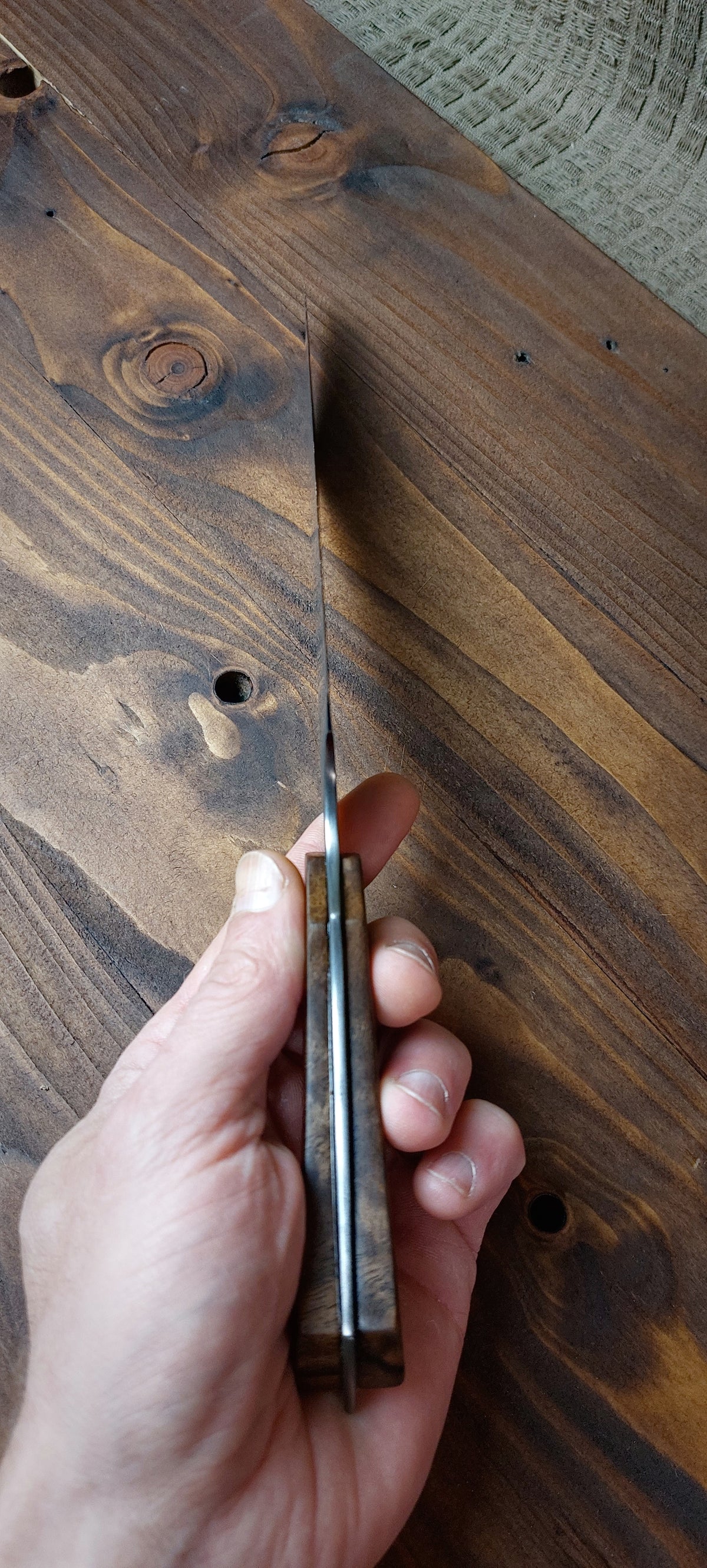 Dark Walnut Kitchen/Chef Knife