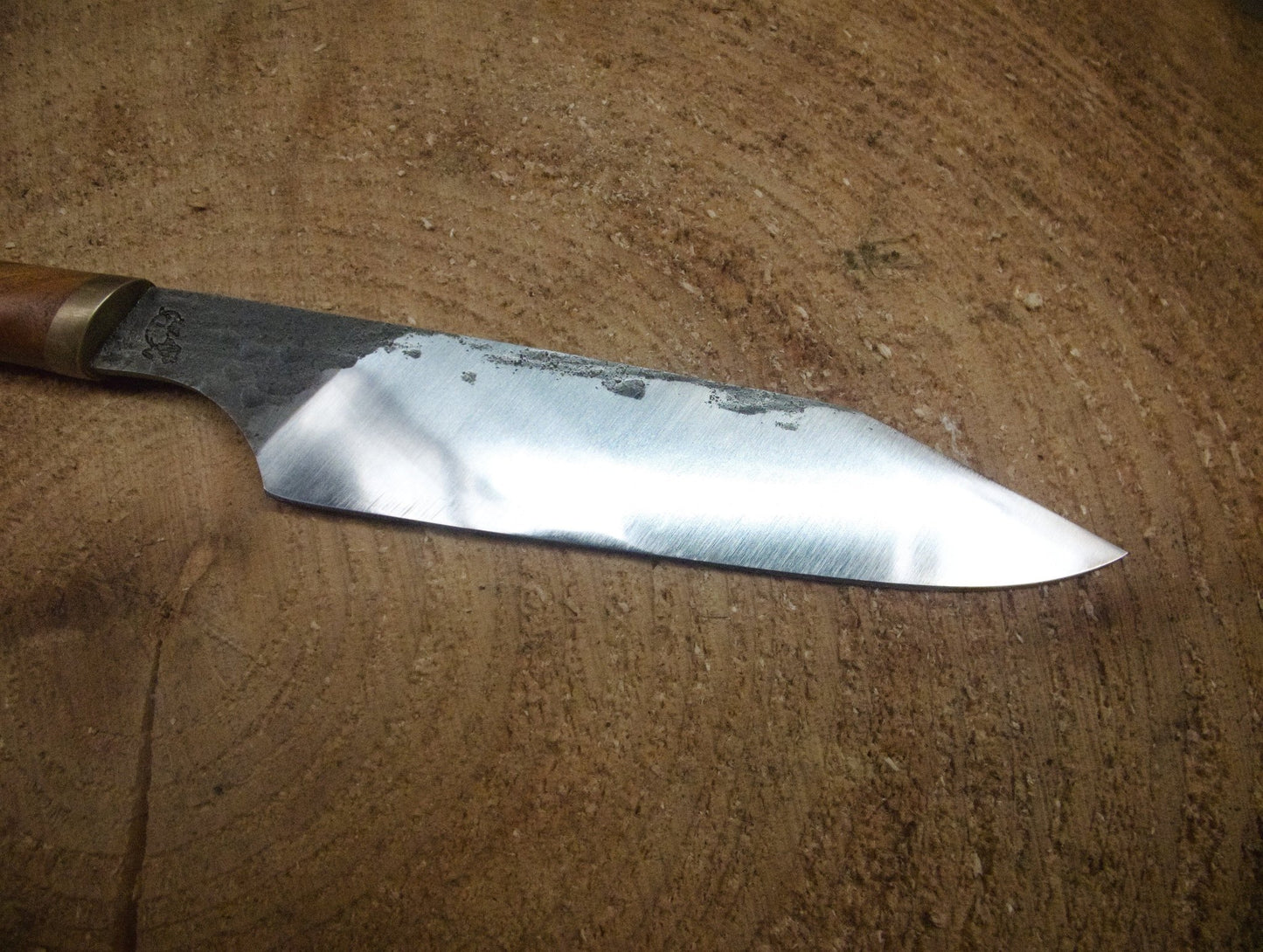 Forged Textured Cooking Knife - The Iron Haggis - Kitchen Knife