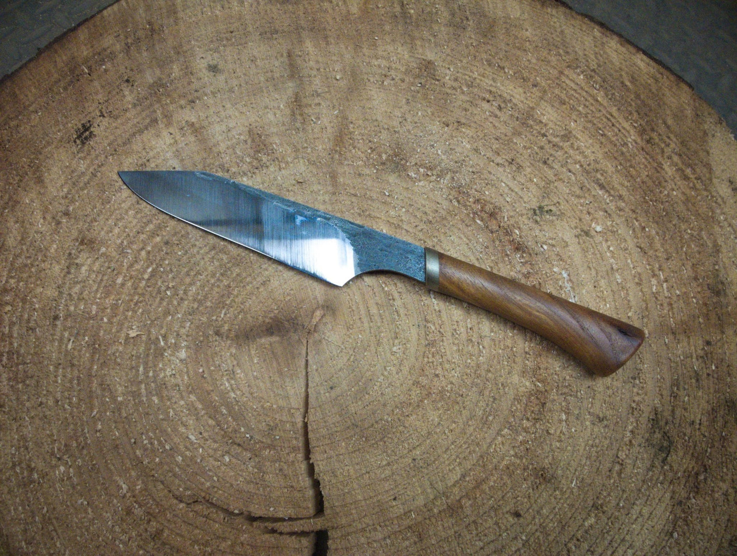 Forged Textured Cooking Knife - The Iron Haggis - Kitchen Knife