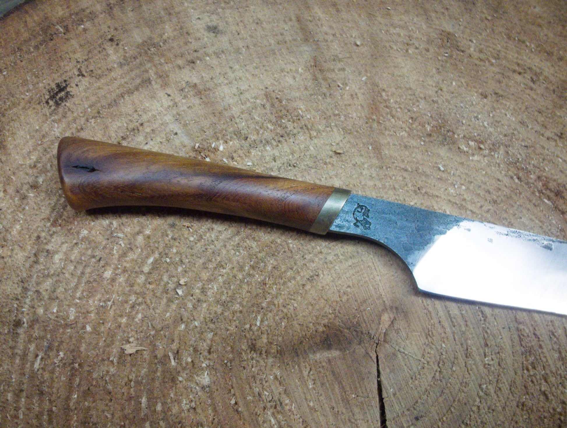 Forged Textured Cooking Knife - The Iron Haggis - Kitchen Knife