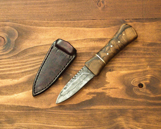 Sgian Dubh - with Sheath - The Iron Haggis - Kitchen Knife