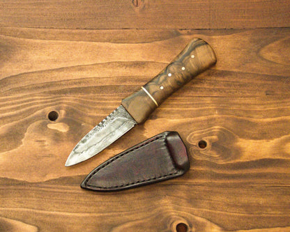 Sgian Dubh - with Sheath - The Iron Haggis - Kitchen Knife